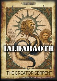 Grimoire Book, Ialdabaoth The Serpent Creator, Void Archon Charged Sigil Practical Magic Destiny Reversal