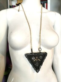 Magic Talisman, Thelema Pendant Occult Symbology, Aleister Crowley Jewelry Witchcraft, Ritual Amulet Oto Babalon Darkness