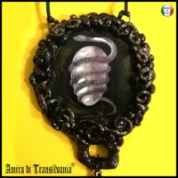 Alchemy of Souls Jewelry, Cosmic Egg Snake Pendant Amulet Necklace, Ouroboros Symbol Esoteric Talisman