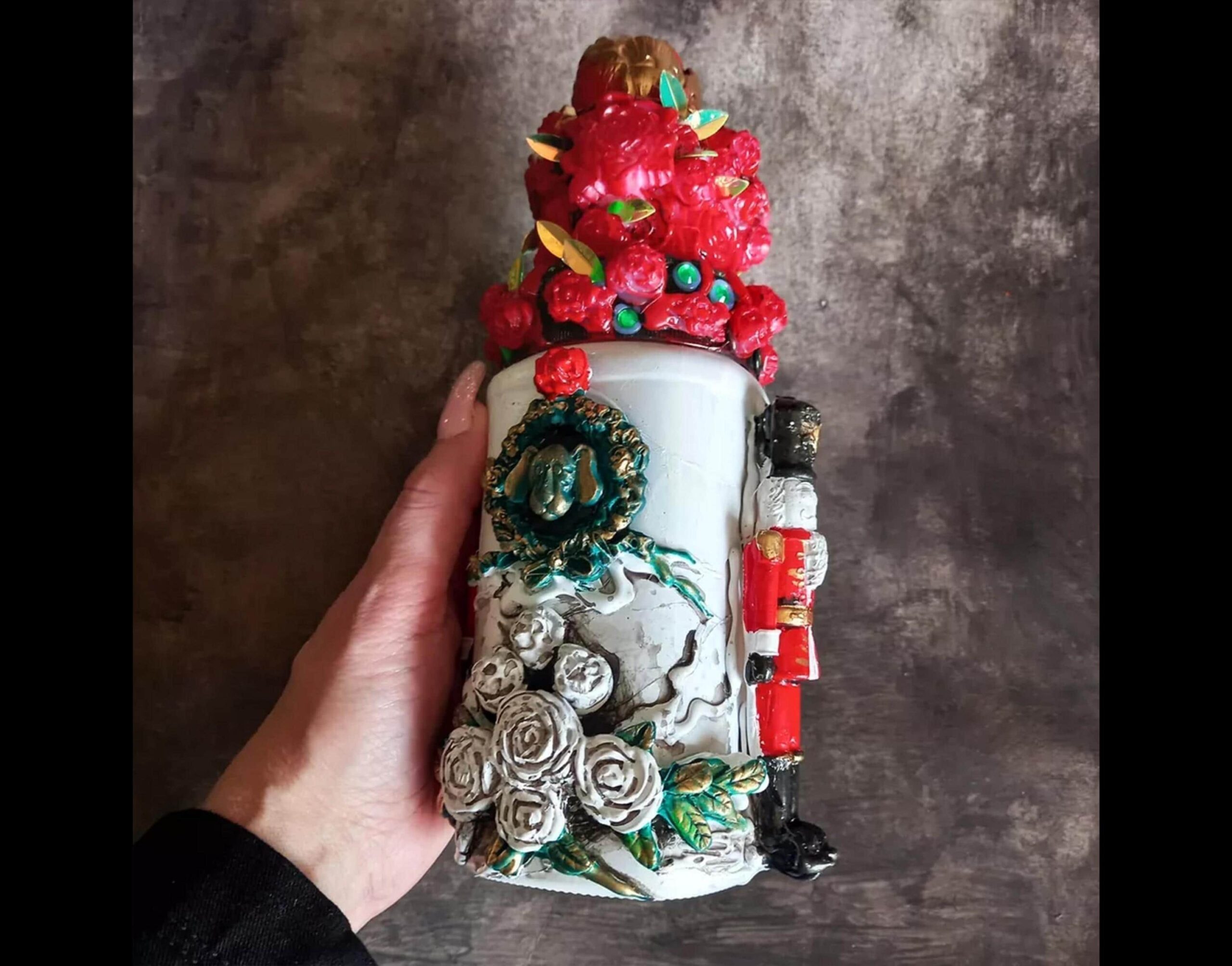 Nutcracker Secrets, Protective Suite Mason Jar Magic Potion, Apothecary Cabinet Vintage Bottle, Home Protection