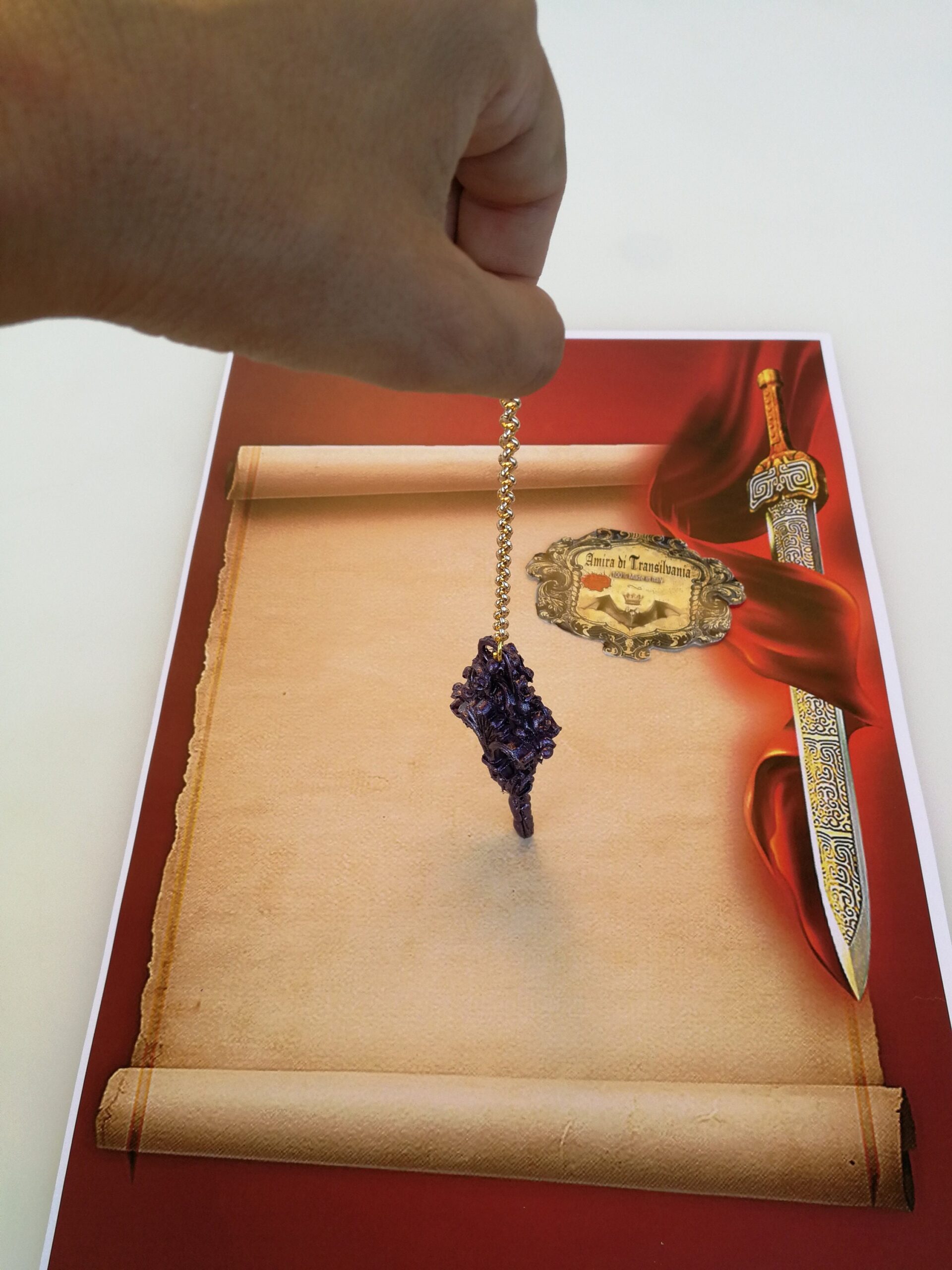 Magic Pendulum Reading, Dowsing Witch Ritual Tools, Witchcraft Altar Magick Sanctuary, Wizard Magician Sorcery