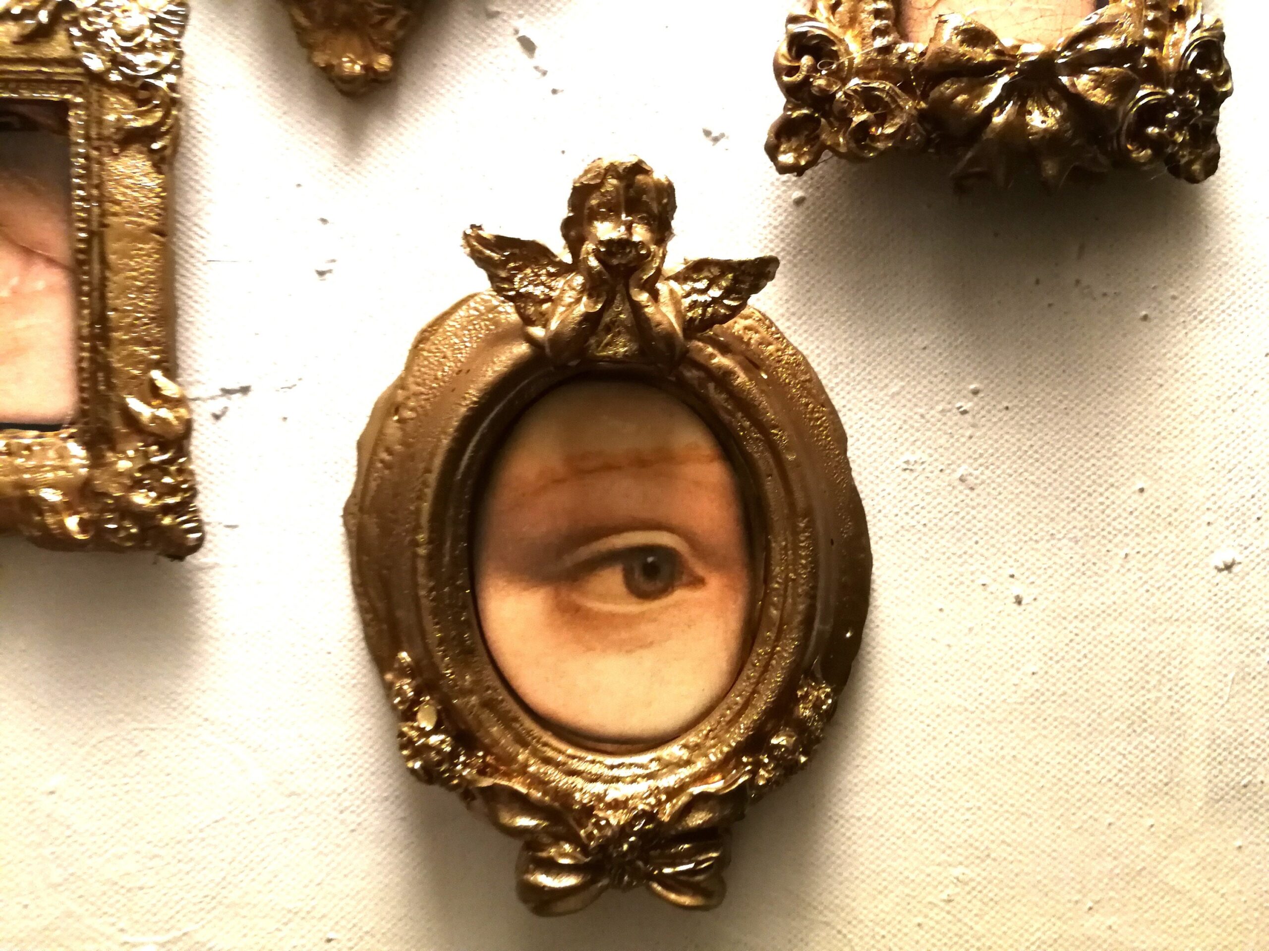 Evil Eye Home Protection Talisman, House Sigil Protector, Wall Vintage Frames Antique Witchcraft Supplies