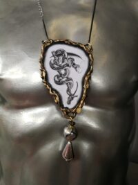 Life Forever, Ouroboros Snake Talisman, Celestial Protection Feng Shui Amulet, Magic Symbol Evil Eye