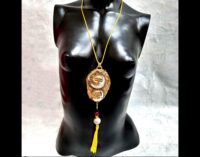 Sun & Moon Celestial Necklace, Infinity Amulet Alchemy Symbols Good Luck, Pendant Magic Evil Eye