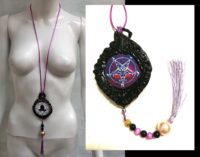 Lilith Goddess, Dark Magic Pendant Magick Sigil Amulet, Feminine Seal Talisman Inverted Pentagram Star