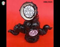 Magic Potion, Cthulhu Ritual Jar Necronomicon Altar, Apothecary Vintage Bottle, Witchcraft Spell Witch Seal