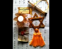 Star of David Necklace , Hebrew Israel Symbol, Magic Talisman Bar Mitzvah Bat Mitzvah, Big Magen David Jewish Pendant