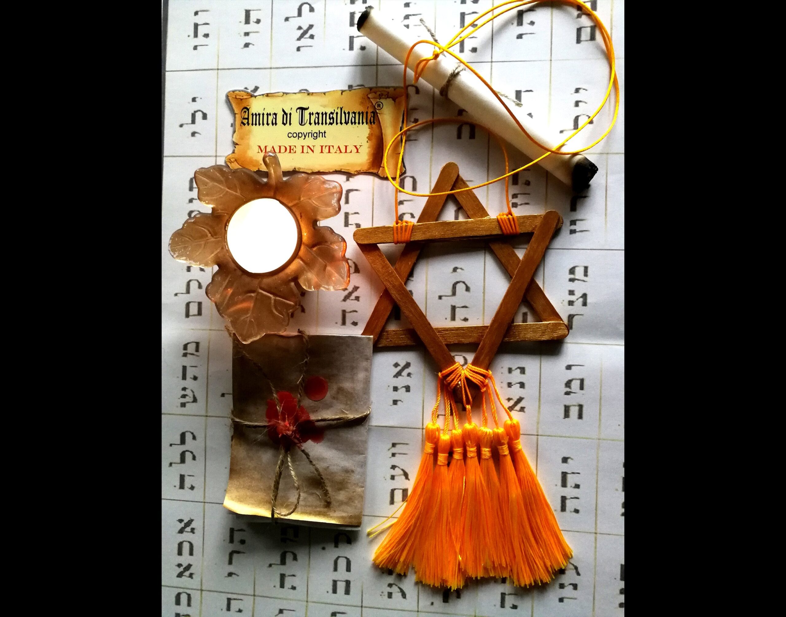 Star of David Necklace , Hebrew Israel Symbol, Magic Talisman Bar Mitzvah Bat Mitzvah, Big Magen David Jewish Pendant