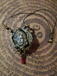 Tara Goddess, Quan Yin Talisman Pendant, Kwan Yin Divine Feminine Ethnic Prayer Amulet Yoga
