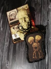 Voodoo Shadows Amulet Spell, Skull Skeleton Cranium Cursed Talisman, Magic Power Evil Eye Pendant