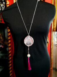 Voodoo Magic Talisman, Cursed Haunted Witchcraft Symbol Amulet, Ritual Pendant Jewelry Skull Skeleton Necklace