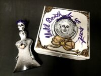 Pheromone Perfume, Until Death do us part, Vintage Bottle Fragrance, Magic Formula Custom Essence, Corpse Bride Skull