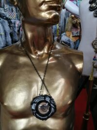 Hermes Trismegistus Pymander, Kybalion Alchemy Symbol Jewelry, Vitriol Magic Talisman, Hermes Alchemist Amulet Pendant