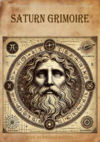 Antique Book, Occultism Magic Grimoire Saturn Manuscript, Saturnian Magick Sorcery Ritual, Secret Societies