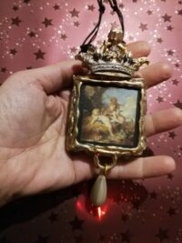 Guardian Angel Amulet, Cupido Love Protection Pendant, Archangel Putti Cherub, Celestial Angelic Seraphim Talisman