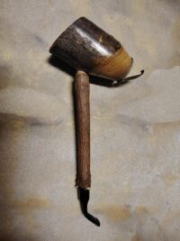 Smoking Pipes, Antique Shamanic Tobacco Ritual, Sacred Tribal Shaman Herb, Native American Tribe Antiquarian Old Tolls