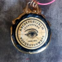 Ouija Board Talisman, Psychic Reading Magic Amulet, Clairvoyant Witchcraft Pendant, Evil Eye Witch Jewelry