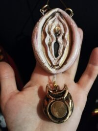 Left Hand Path, Satanic Symbols Dark Jewelry, Gothic Pendant Magick Talisman, Etruscan Eros Goddess