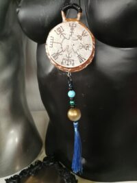 Protection Amulet, Evil Eye & Lucky Charm, Celtic Rune Symbol Talisman, Druid Vikings Shaman Drums