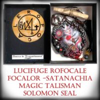 Focalor Demon, Protective Talisman Amulet Evil Eye, Magic Power Goth Jewel, Witchcraft Lemegeton Goetia Goat