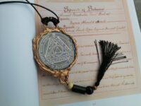 Handwritten Book, Kabbalah Lesser Key of Solomon, Antique Manuscript Occult Grimoire, Magic Kabbalistic Sigil