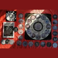 Moon Tarot, Round Card Deck, Magic Oracle, Tarot Cards Deck, Book Guide, Reading Psychic, Limited Edition, Cartomancy