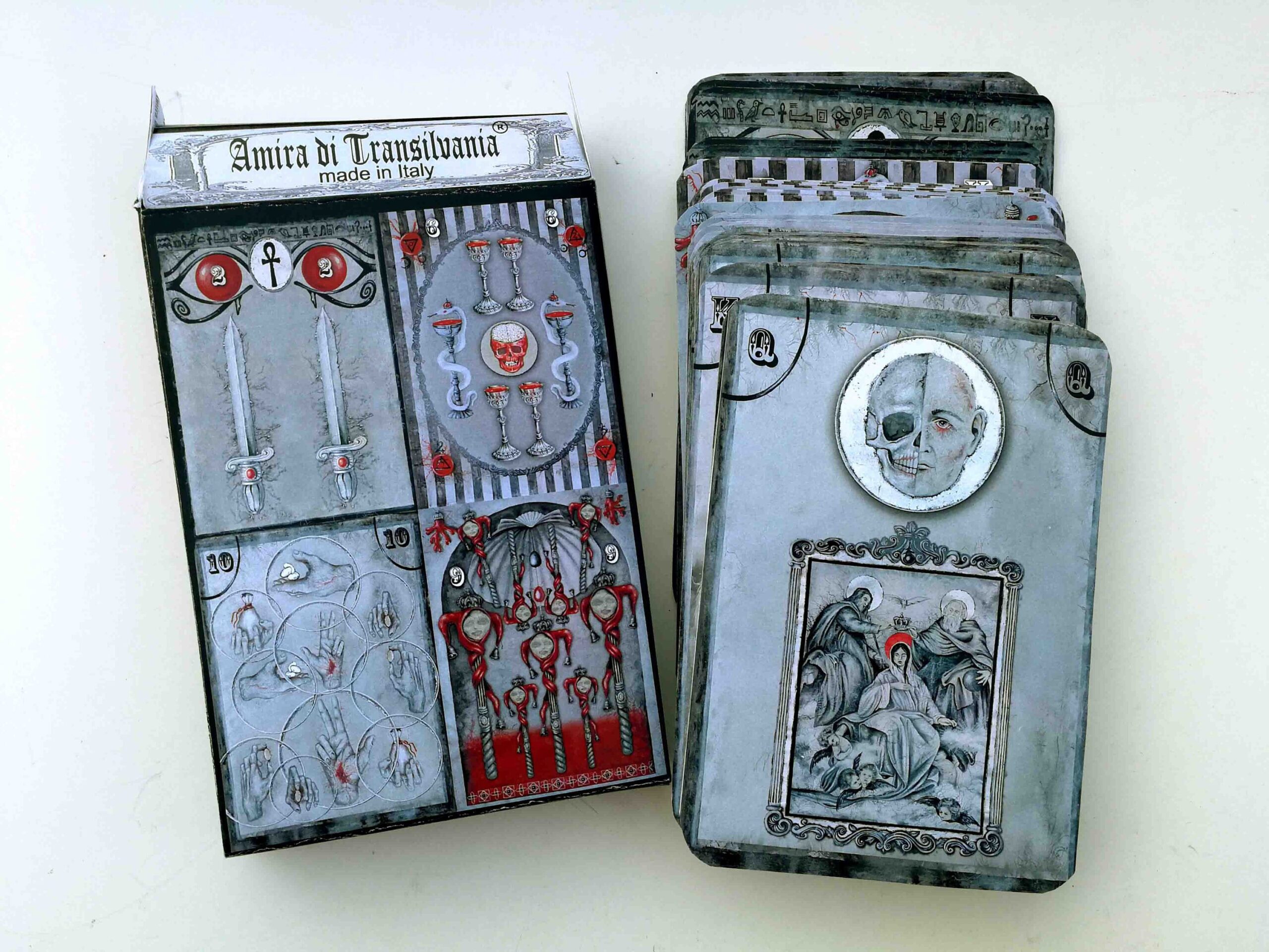 Tarot Cards Deck, Divinatory Oracle Cards, 56 Minor Arcana, Esoteric Reading Psychic, Cartomancy Magic Set Guide Book