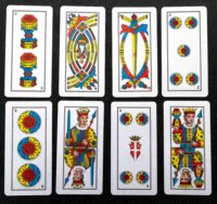 Antique tarot card, oracle, limited edition, italian tarot, trevisan, play card, divination, fortune teller, cartomancy