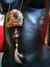 Witch Familiar Amulet, Ancient Spirit Companion Royal Eagle Blessing Spell, Occult Jewelry Talisman Pendant