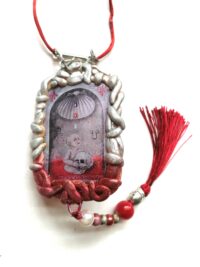 The Alchemist, Paracelsus Homunculus Amulet, Immortality Talisman Alchemy Symbols Shell & Skull Kid Hermetic Philosophy