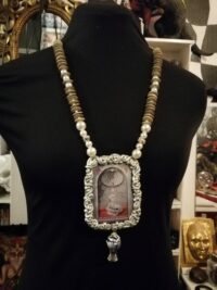 Alchemy Symbol, Opera Omnia Talisman, Witch Amulet Alchemist Witchcraft, Gothic Pentacle Skull Life and Death