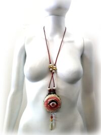 Amber Djinn Spirit Vessel Amulet – Prosperity, Protection & Manifestation Talisman Evil Eye Occult Jewelry Witchcraft
