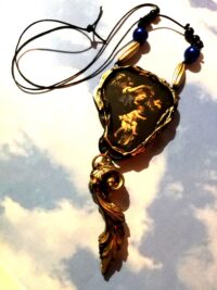 Guardian Angel Amulet, Cherubim Pendant Coronation Occult Jewelry Magic Talisman Archangel Charm, Seraphim Cherub