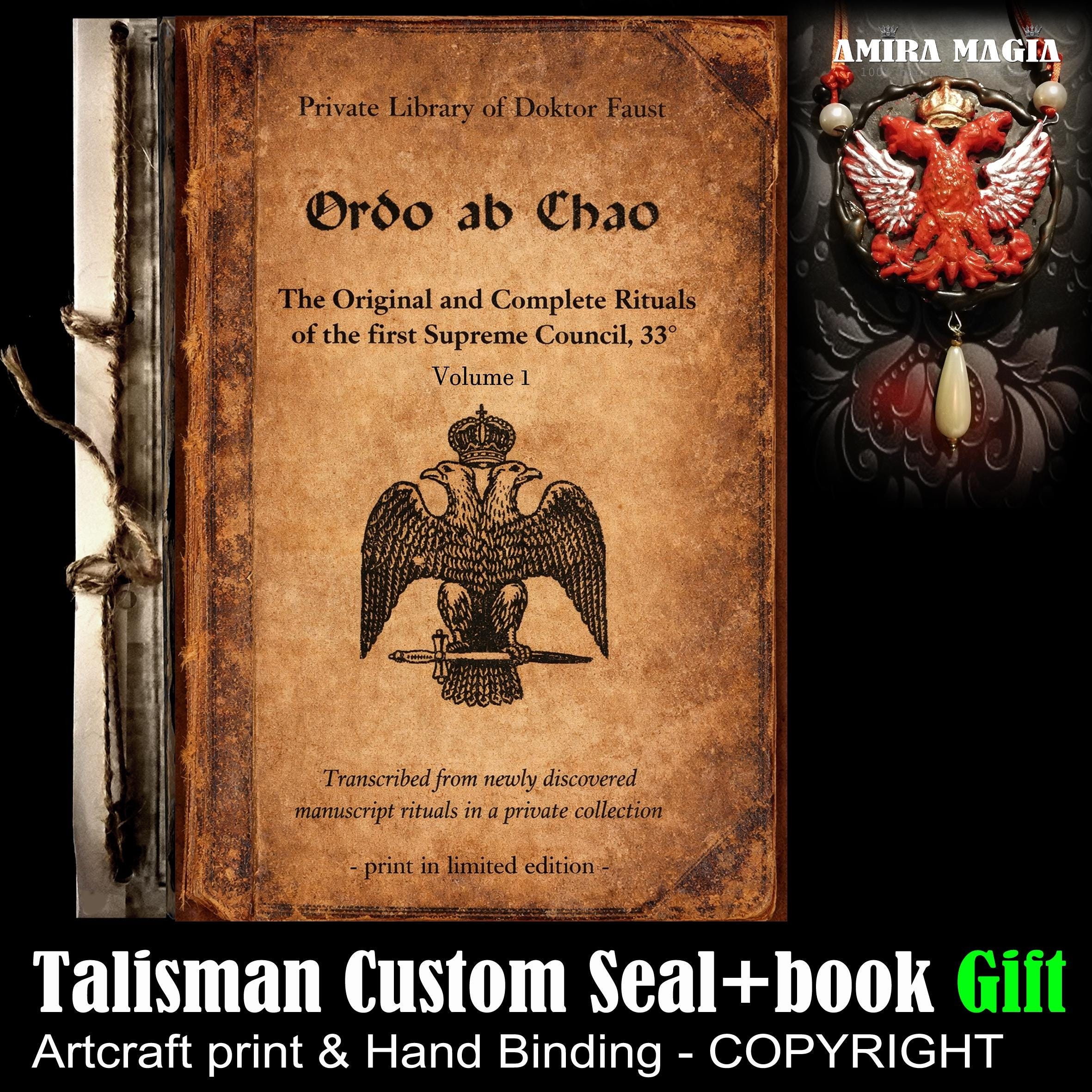 Ordo ab Chao Book, Opus Magnum Masonic Degrees Esoteric Secret Society Freemasonry Sorority Gifts
