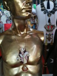 Lady Madonna, Prayer Amulet Guardian Angel Protective Talisman, Celestial Sacred Protection White Magic Pendant