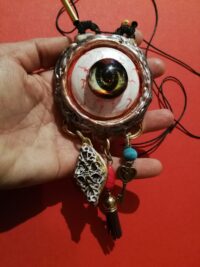The Alchemist Magic Talisman, Alchemy Witchcraft & Witch Symbolic Amulet Dragon Eye Ouroboros Snake Pendant