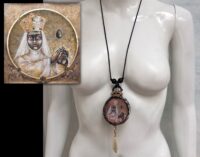 Black Madonna, Prayer Necklace Amulet, Magical Power Protective Talisman, Sacred Protection Amulet Magic Pendant