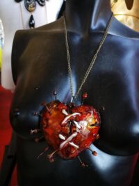 Voodoo Spell, Magic Talisman Witchcraft Pendant, Witch Jewelry Necklace Amulet, Once Upon a Broken Heart