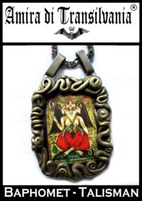 Sigil of Baphomet, Magic Talisman Dark Gothic Jewelry Satanic Necklace, Satanist Symbol Lucifer Pentagram