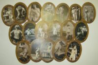 Erotic Tarot Cards, Vintage Oracle Sexy Image, Maison Bordell Nude Woman, Naked Body Photo