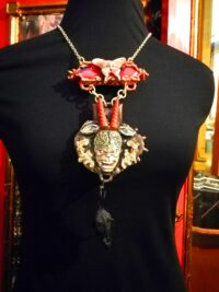 Sigil of Moloch Demon Amulet Evil Eye Pendant Occult Jewelry Dark Magic Powerful Seal Talisman