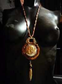 Celestial Amulet, Sun and Moon Magic Talisman, Astrological Magical Power Symbol, Prayer Pendant Energy