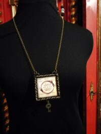 Alchemy Symbol, Talisman Witch Amulet Alchemist Witchcraft, Gothic Pendant Wicca Pentacle Ouroboros, Good Luck Key Snake