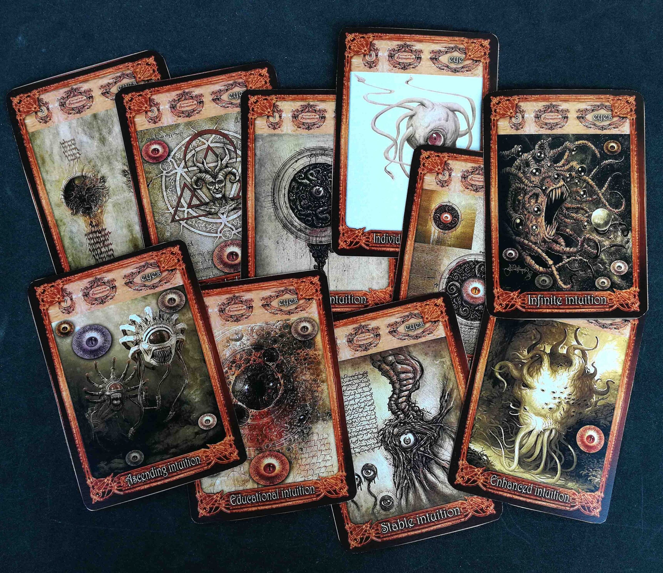 Necronomicon Tarot, Call of Cthulhu, Limited Edition HP Lovercraft Divination, Occult Magic Army of the Darkness War