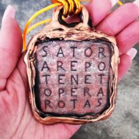 Sator Arepo Magic Talisman, Square Protection Symbol, Protective Amulet, Magick Secret Societies Occult Sigil Seal