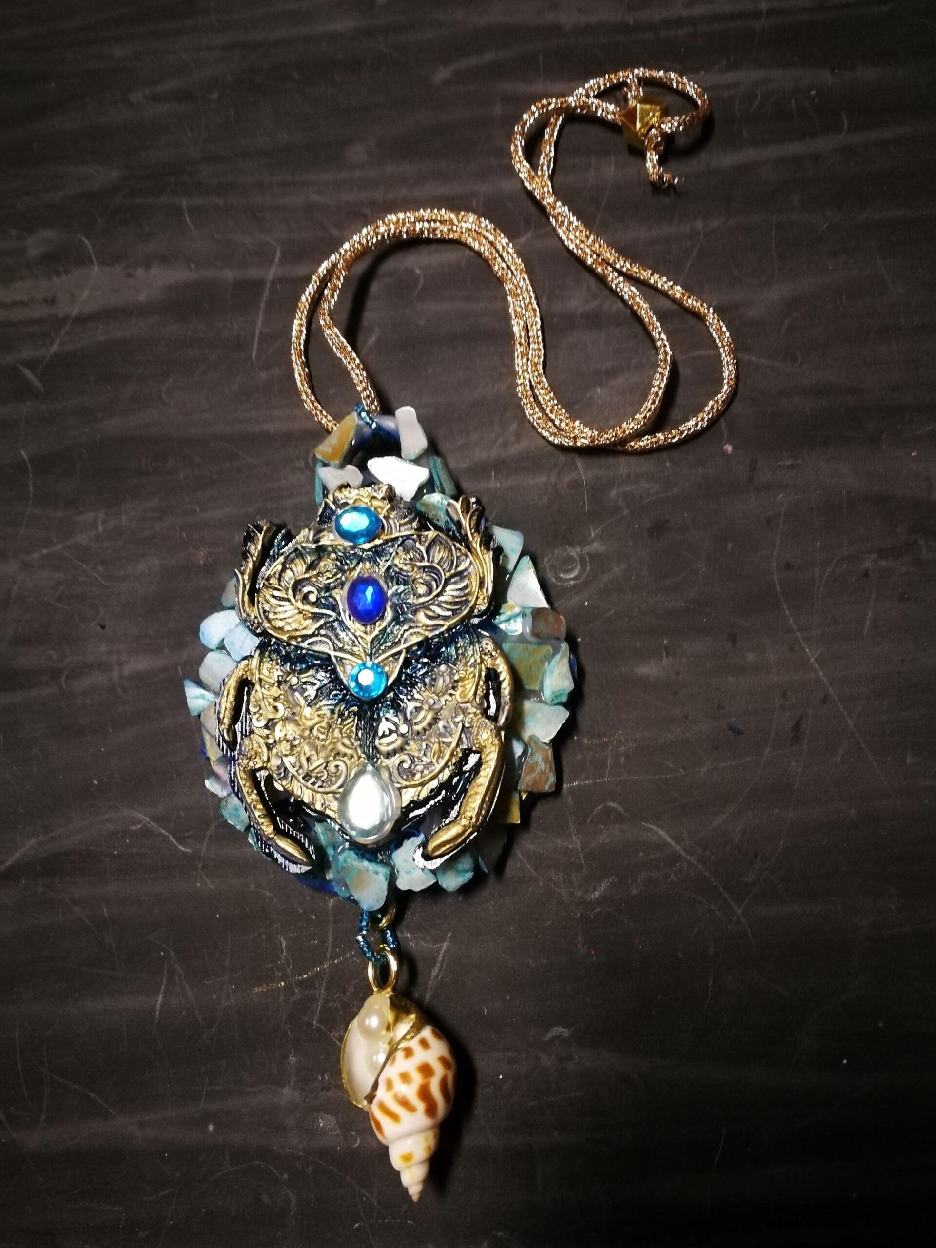 Egyptian Scarab of Protection Blessed by Anubis Spiritual Shield, Destroy Hexes Curses Return to Sender Powerful