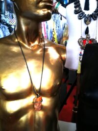Become a Witch Shadow Enhanced Necklace, Uncut Gemstone Pendant, Magic Portal Raw Stone Amulet, Get Magic Powers Ritual