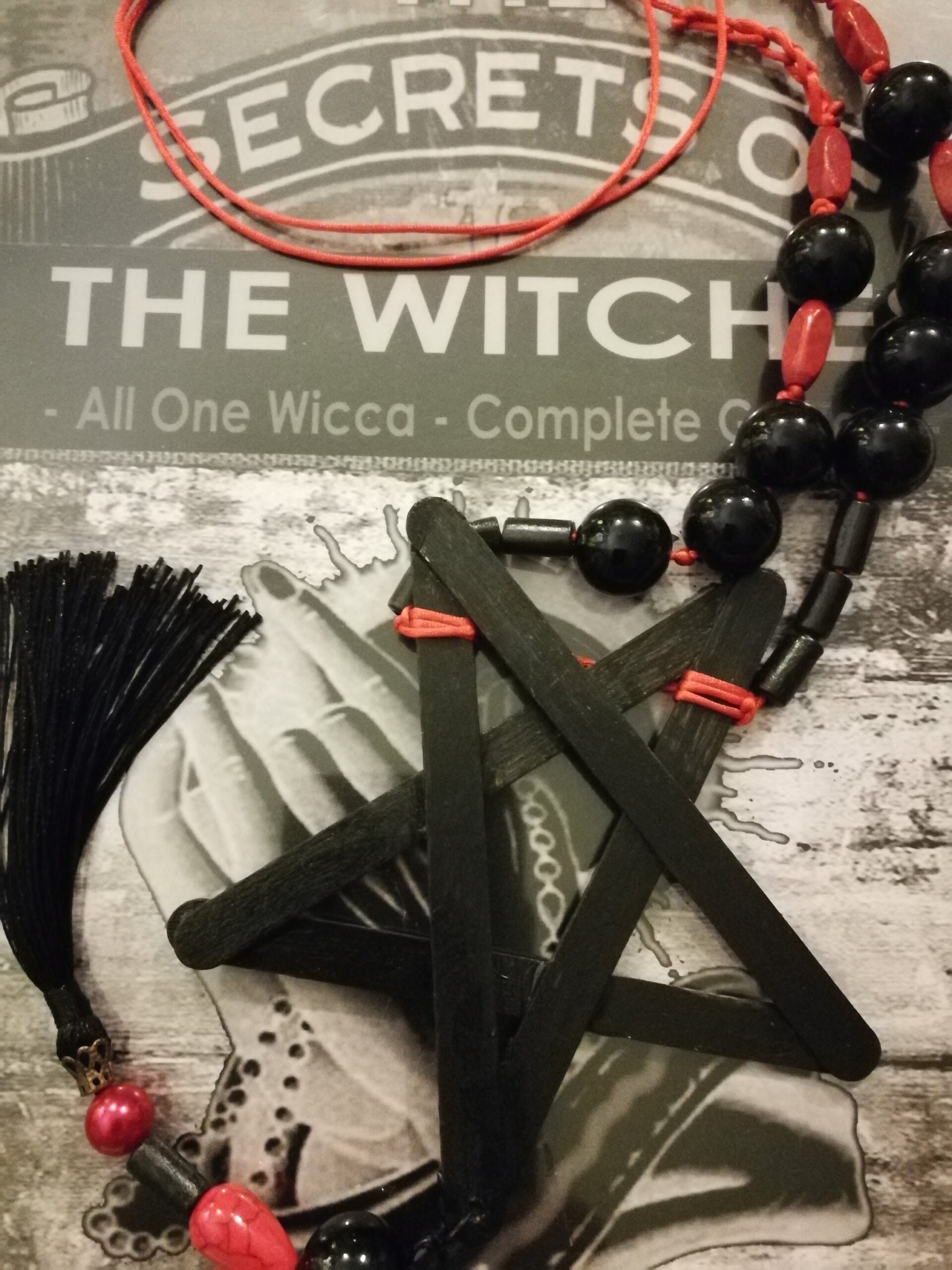 Antique Book Wicca, Pagan Witchcraft Grimoire, Wiccan Magic Symbols, Occult Sorceries Magick, Witches Esoteric Rituals