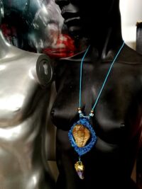 Cobra Snake Pendant, Serpent Immortality Symbol, Ouroboros Talisman Feng Shui Amulet, Dune Imperium Magic Power