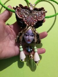 Hecate Goddess, Cursed Doll Dark Magic Necklace, Haunted Talisman Amulet, Witchcraft Pendant Witch Jewelry